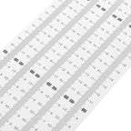20Pcs Adhesive Measuring Tape Waterproof Self Adhesive Ruler Sticker Flexible PVC Peel Stick Tape Measure for Workbench DIY