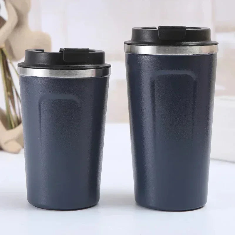 1pc 380/510ML Travel Stainless Steel Coffee Cup Thermal Mug Leak-Proof Thermos Bottle Tea Coffee Mug Vacuum Flask Insulated Cups