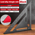Woodworking Aluminum Alloy Triangle Gauges Measuring Gauging Tools High Precision Marker Angle Ruler Metric and Imperial