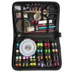 172/128/67/27pcs/set Sewing Kit with Threads Needles Scissors Tape Measure Buttons Storage Bag Portable Travel Sewing Box Tools