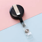 Retractable Steel Cord Pull Reel Keychains Spring Buckle Clasp Wire Rope Key Ring Recoil ID Card Holder Key Chain Multiple Tools