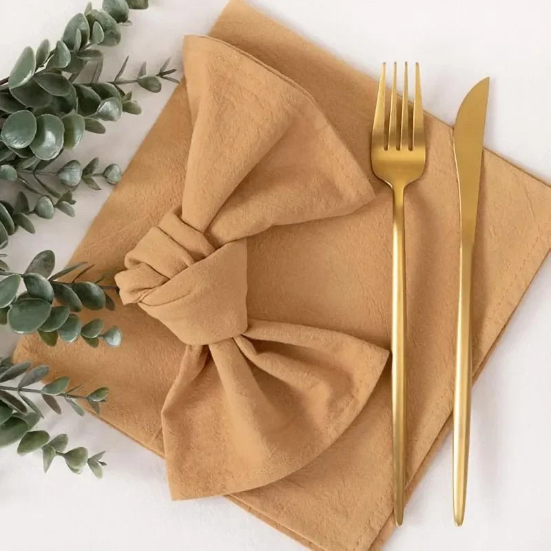 4PCS Christmas Red Cloth Napkins Washable 30x45cm 100% Cotton Fabric Tea Towel for Dinner Wedding and Parties Decor