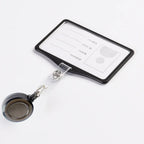 Aluminum Alloy Card Cover Case Women Men Work Name Bank ID Card Holders Business Badge Case Credit Card Badge Case Bag Pouch