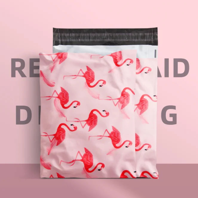 100PCS Poly Mailer Adhesive Envelope Printing Bag DIY Clothes T-shirt Pantihose Skirt Underwear Bra Shipping Packaging Pouches