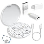 Portable Multi-functional Data Cable Storage Box, 60W Fast Charging Mobile Phone Holder, Charging Cable Set, Multi Head Adapter
