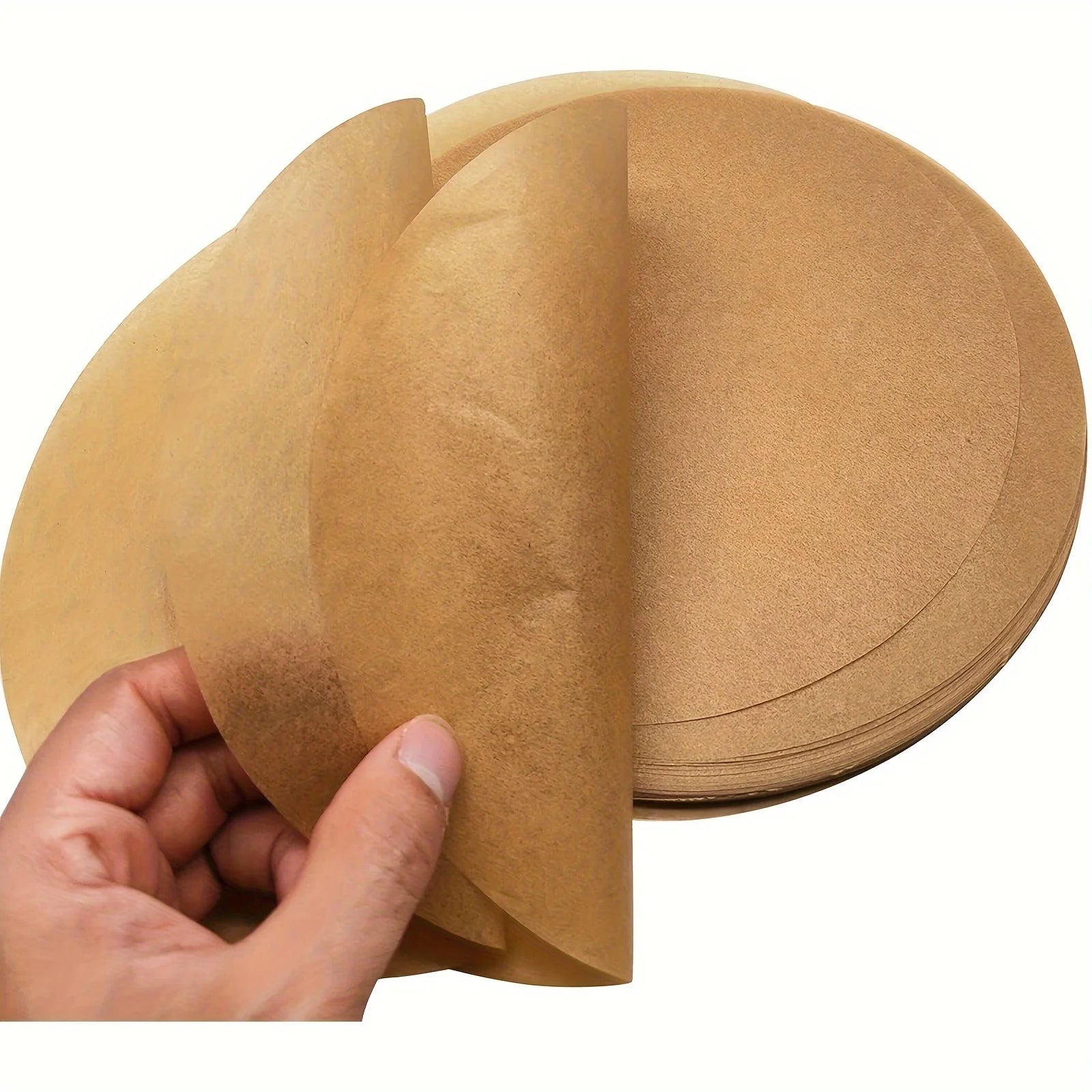 100pcs Round Parchment Papers (6''/8''/9'')  Non-Stick Precut Cake Pan Parchment Liners, For Baking Steaming Air Fryer