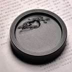 Natural Raw Stone Ink Stone Traditional Painting Calligraphy Writing Grinding Inkslab Chinese Style Vintage Desktop Ornaments