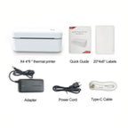Marklife X4 Thermal Label Printer Portable Printer for 4x6 Mailing Packages Printing Bluetooth & Automatic Label Recognition