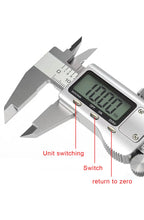 0-150mm Zinc Alloy Digital Caliper Metal Caliper Professional Vernier Caliber Measuring Tools Woodworking Thickness Gauge Depth