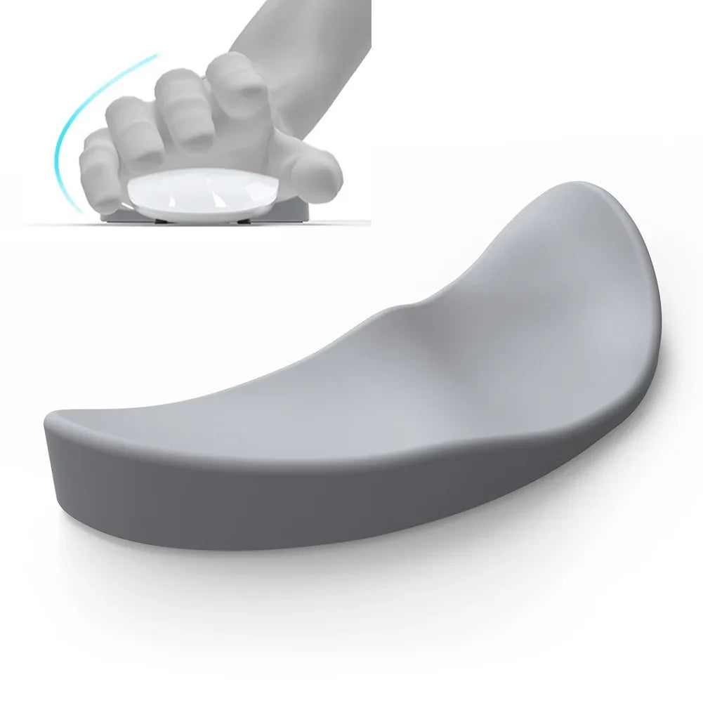 Left/Right Hand Ergonomic Mouse Pad Wrist Pad Silicon Gel Non-slip Streamline Wrist Rest Support Mat For Office Gaming PC