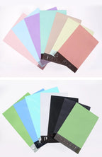 100PCS Custom Logo Text Express Courier Bag Plastic Self-Sealing Adhesive Poly Envelope Clothing T-shirt Box Shipping Pouches