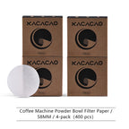 KACACAO Coffee Filter Paper Espresso Paper Filters 51/53/58mm 100pcs Puck Screen For Delonghi Breville Portafilter Machine Tools