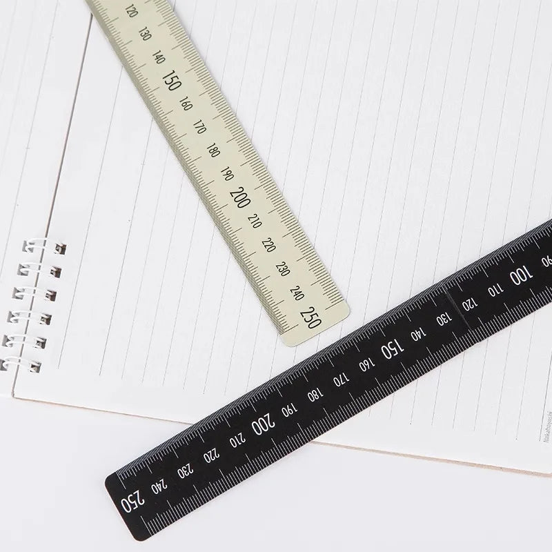 150/250mm Bookmark Rulers Flexible Folding Soft Magnetic Ruler Protable Foldable Pvc Magnetic Rulers Art Tools School Supplies
