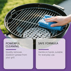 JAKEHOE 120ml Barbecue Rack Cleaner Powerful Cleaning Stubborn Grease Removes Carbon Deposits Safe Formula No Damage for Grill