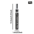 Black Touch-Up Paint Pen 20g - Scratch Remover for Mobile Phone, Camera, Black Surface Chipped Paint Repair Tool