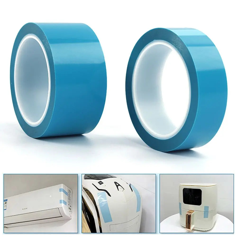 50M Blue PET Adhesive Tape For Fridge Fixed Refrigerator Air Conditioner Fixed Installation Transport