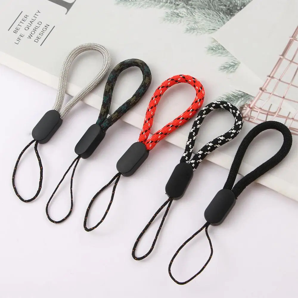 Anti Lost Adjustable Hand Lanyard Nylon Gadget Rope Multicolor Camera Lanyard Portable Mobile Phone Wrist Straps