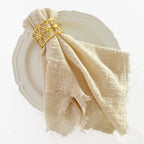 10pcs 32x32cm Wholesale Pink Gauze Cotton Napkin Reusable Tea Towel Wedding Party Christmas Table Decor Retro Burrs napkin