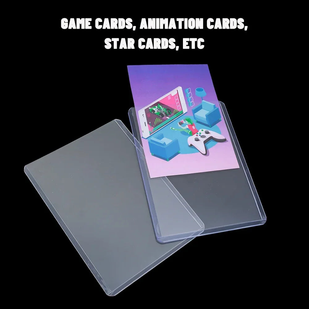 1-10Pcs Waterproof Transparent Card Cover Rigid Plastic Bus Card Holder Case Business Credit Cards Bank ID Card Sleeve Protect