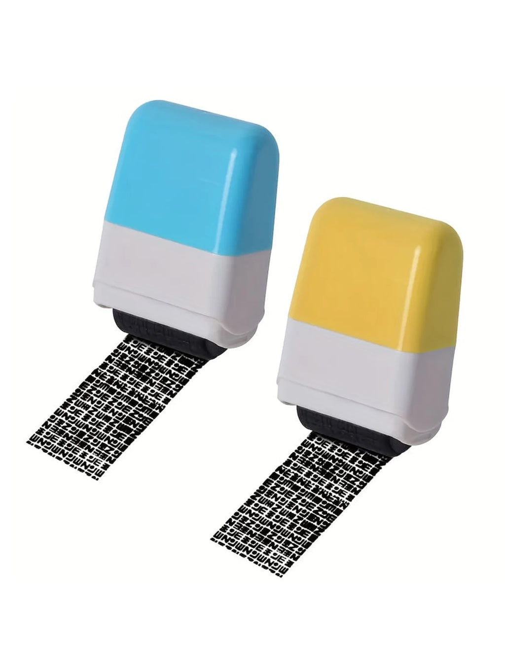 Creative Confidential Stamp Roller-Style Garbled Express Waybill Graffiti Stamp, School and Office Supplies, Privacy Protection