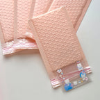 10pcs/Pack Pink Purple Bubble Bag Thicked Express Package Bag Self Adhesive Courier Shipping Mailers Sticker Holder