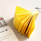 Sticky Notes 76x76mm, 100 Sheets/Pad, 8pads, Yellow Self-Sticky Notes, Easy to Write, for School, Home, Office