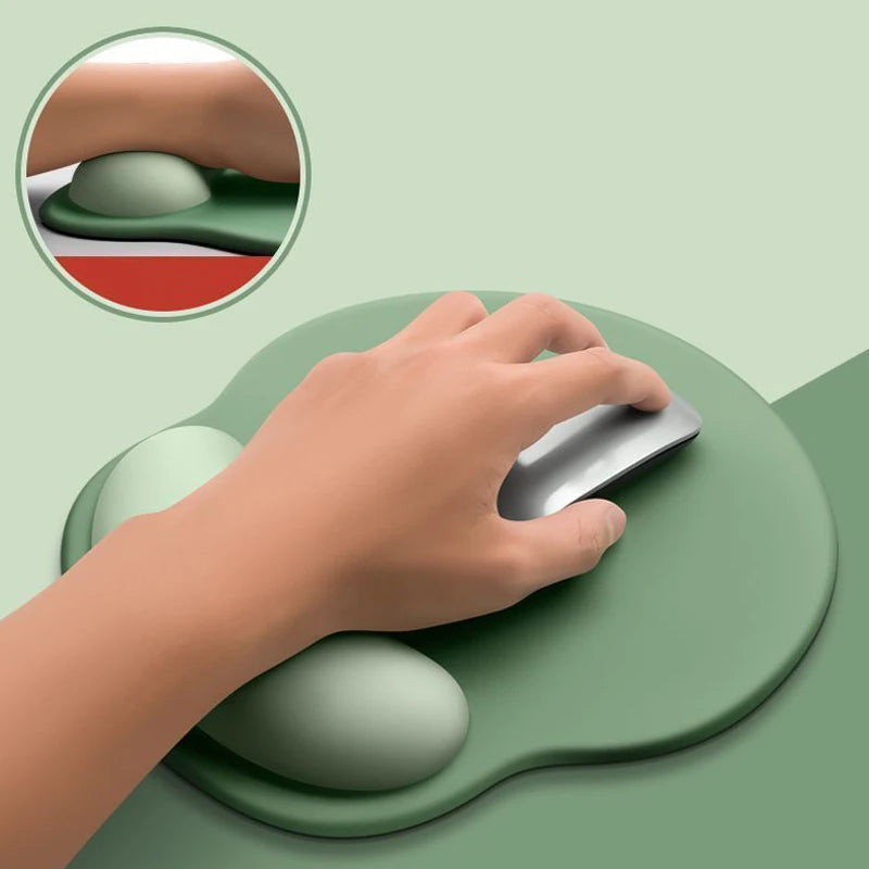 Computer Game Mouse Pad Environmental Milk Silk Fabric + Plastic Bottom + Memory Foam Ergonomic Mousepad for Office Accessories