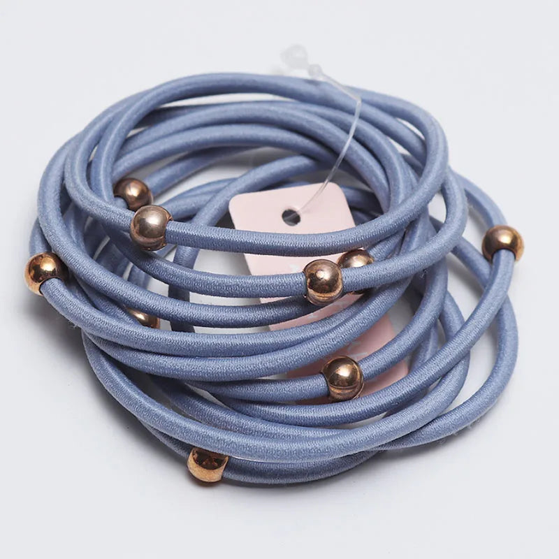 10PCS New Girls Elastic Hair Rubber Bands Kids Headbands Women Hair Tie Hair Gum Ponytail Hair Holders Hair Accessories