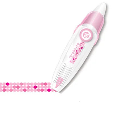 Korean Kawaii Stripe Dots Press Type Decorative Correction Tape Scrapbooking Diary Stationery Cute School Supplies Supply