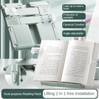 Adjustable Reading Bookshelf Lifting Landing Reading Stand Portable Book Holder Support Multifunctional Document Shelf For Home