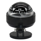 For Boat Yacht Car Waterproof Navigation Compass With Electronic LED Light White/Black Marine Sea Pivoting Marine Compass
