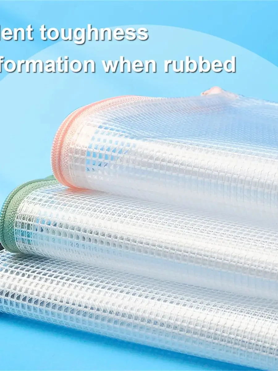 5/10pcs A4 Zippered File and Storage Bag, Waterproof and Transparent Storage Bag Suitable for School Office Travel Storage