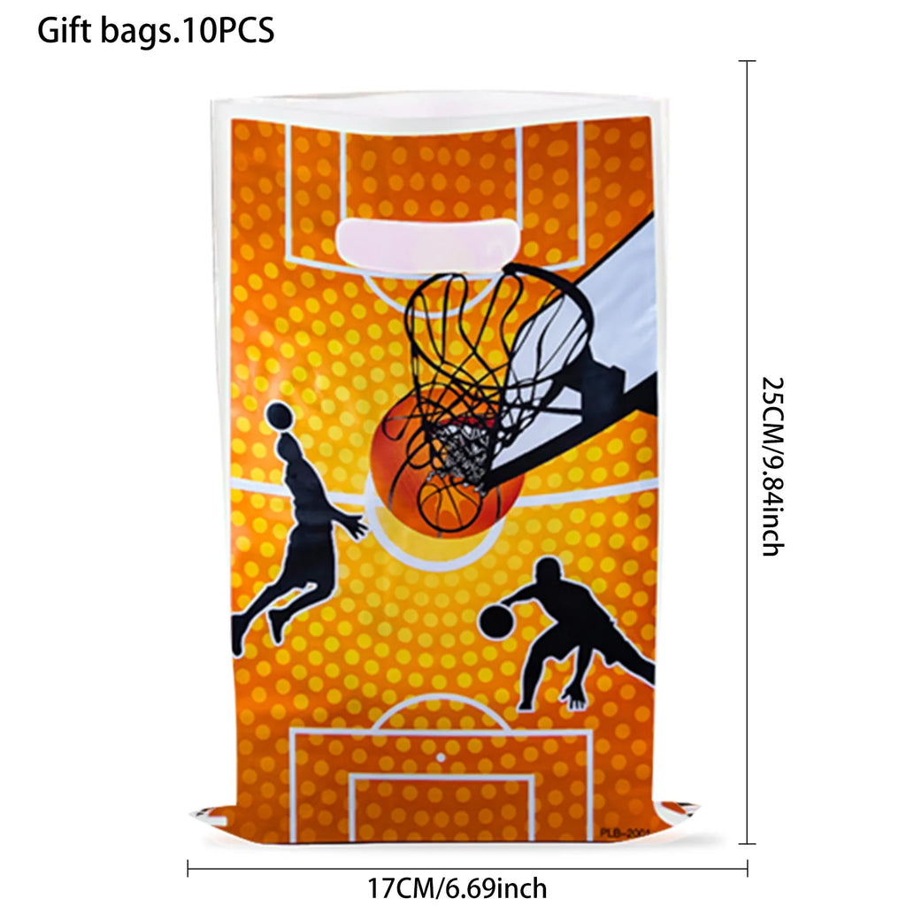 Basketball Tablecloths Basketball Party Decorations Rectangular Plastic Table Cover Boys Basketball Theme Birthday Party Supplie