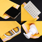 Kraft Paper Shipping Bags Mailer Self Seal Adhesive Bubble Padded Envelopes Bag Waterproof Business Gift Postal Packaging Pouch