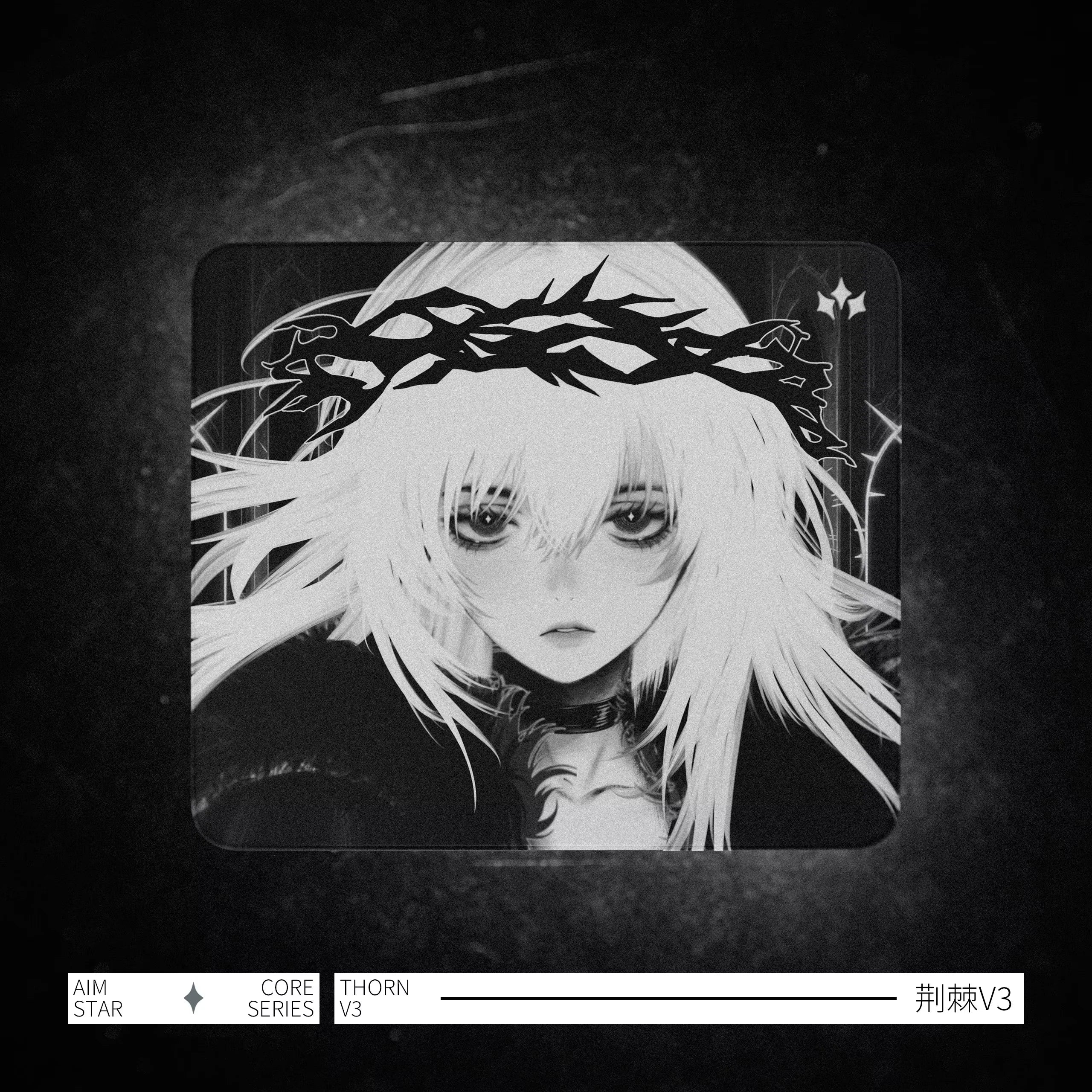 Aimstar Thorn Mousepad V3/V2 E-Sports Smooth Fps Gaming Mousepad 3.5mm Non-Slip Mouse Pad Gaming Accessories Customized Mousepad
