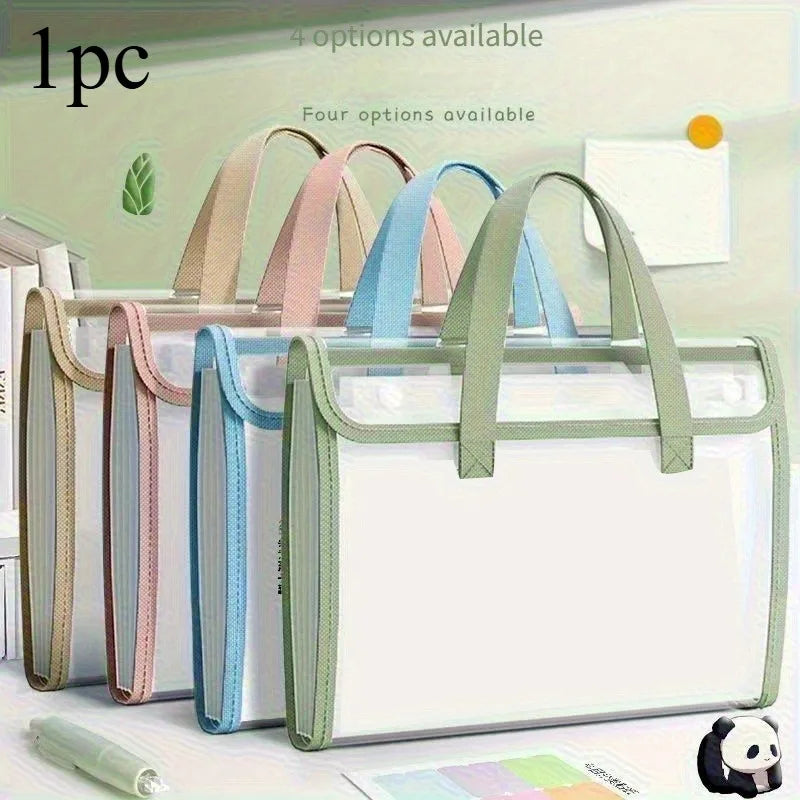 Portable Expandable Accordion File Folder Has 13 Pockets and Is Suitable for A4-sizedEnvelopes,and IsSuitable for Home,OfficeUse
