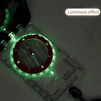 Survival Compass with Sighting Mirror, Adjustable Declination & Clinometer,  Multifunctional Gear for Outdoor Camping Hiking