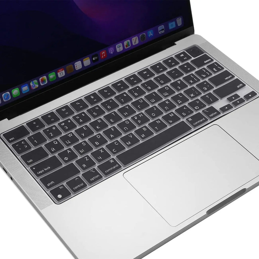 Multi-Language Keyboard Protector Compatible with for MacBook Air/Pro M5-M4 A2779,A3434,A3241 | Arabic, FR, RU, ES, IT Layouts