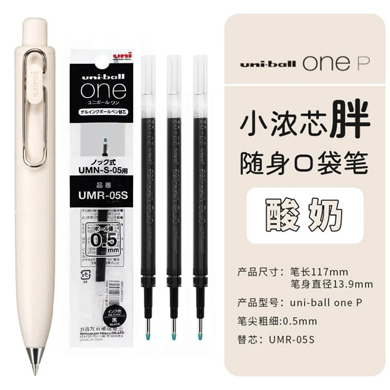 Uni Uniball One P 1pcs Gel Pen Japan Original New Stationery UMN-SP 0.5 Mini Pocket Pen Cute Portable Writing,Record Neutral Pen