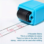 1pc Plastic Confidential Stamp Identity Protection Roller Stamps Express Privacy Data Guard Information Identity Address Blocker
