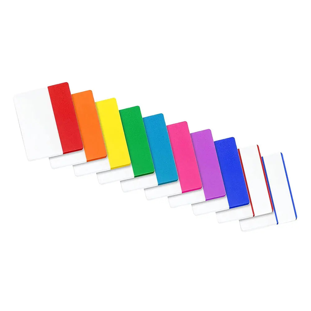 10 Waterproof Writable Semi Transparent Index Tabs Sticky Tabs for Books Notebooks Organizing Files Page Markers