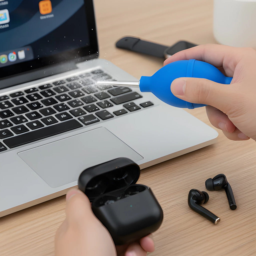 Air Blower Ball Cleaning Pen for Camera Phone Laptop Keyboard Soft Silicone Air Blower Blaster Pump Anti Dust Cleaner Tools
