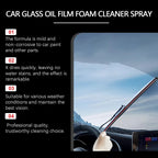 Car Glass Oil Film Cleaner Spray Glass Car Window Stain Remover Cleaning Agent Brightening Agent Quickly Cleans Removes Oil Film