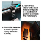 Monitor Screen Light RGB LED Desk Lamp Monitor Light Bar Computer Eye-Care Stepless Dimming Lighting Table Lamp for Work Gaming