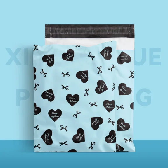 100PCS Poly Mailer Adhesive Envelope Printing Bag DIY Clothes T-shirt Pantihose Skirt Underwear Bra Shipping Packaging Pouches