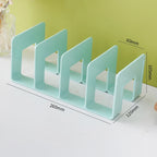 Desktop File Organizer Stackable Storage Tray Clear Paper Rack Stationery Box Transparent Holder Home Office Magazine Book Shelf