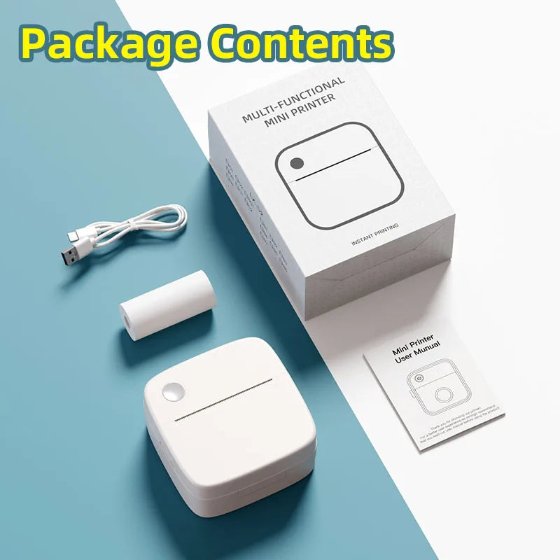 Mini Portable Wireless Label Printer  DOLEWA D2 Wireless Function, Thermal Sticker Maker, Handheld Tips, Learning Marking
