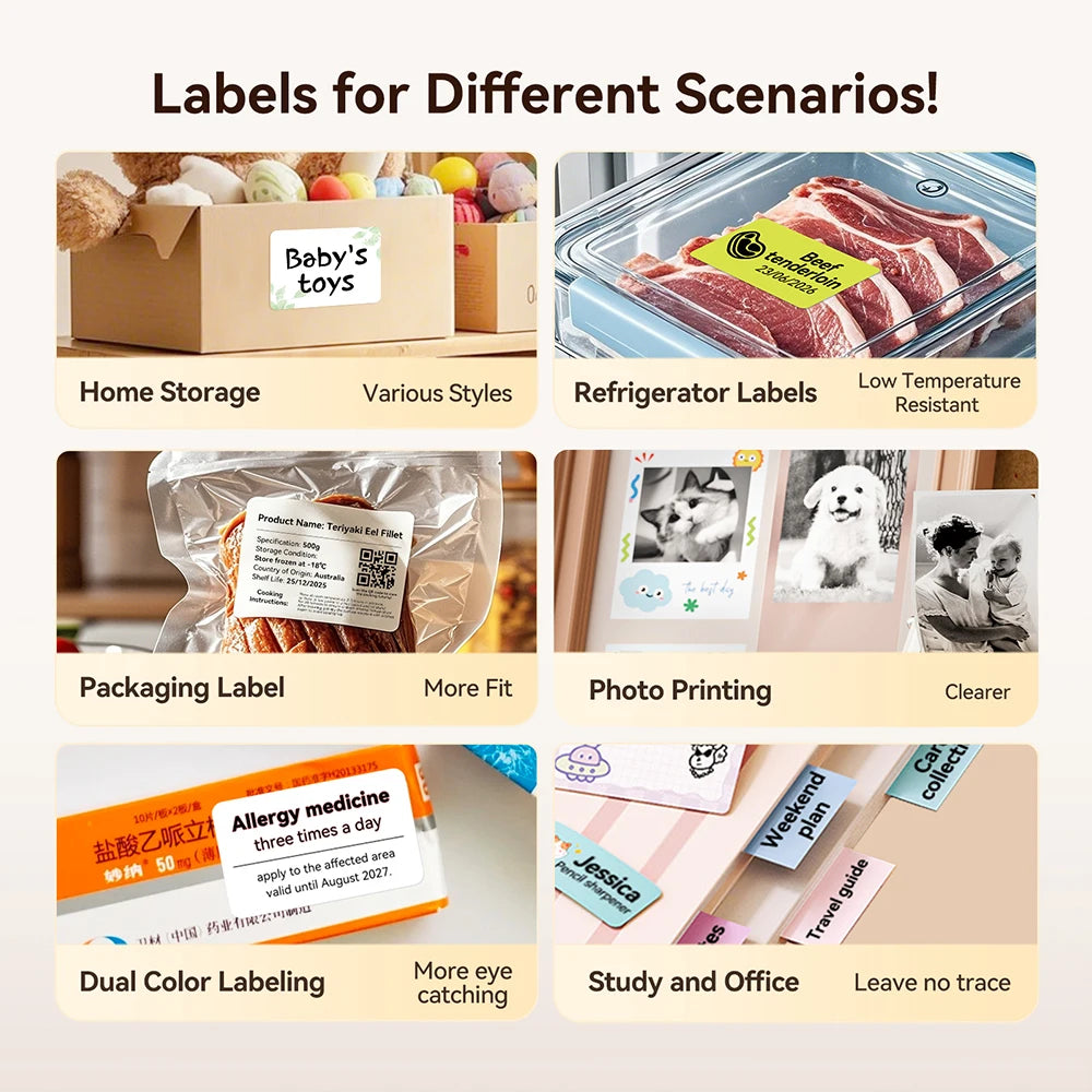Niimbot B21 Pro 300DPI HD Printing Portable Thermal Printer Self-adhesive Label Printer Sticker Maker For Photos Receipts Note