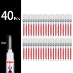 4-80Pcs 2cm Waterproof Long Head Markers Deep Hole Marker Pen for Metal Carpenter Red/Black/Blue/Green Ink Woodworking Tools