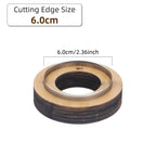 QJH Big Size Hollow Round Hole Punch, High Carbon Steel Round Leather Cutting Dies for DIY Leather Crafts (5 6 7 8 9 10 11 12cm)